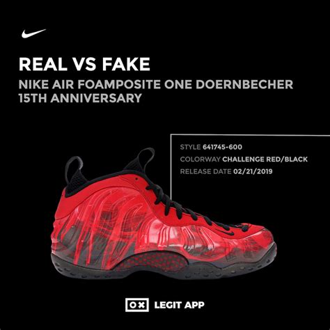 nike foamposites real vs fake